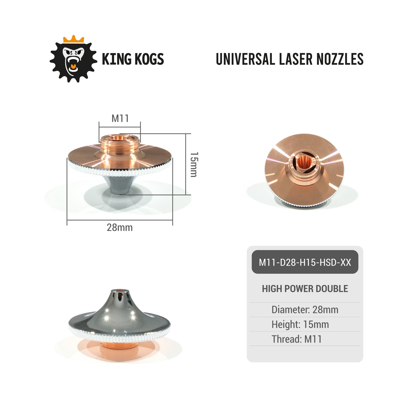 Universal ECU Double Nozzle (M11)